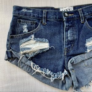 One Teaspoon Bandit Denim Cutoffs